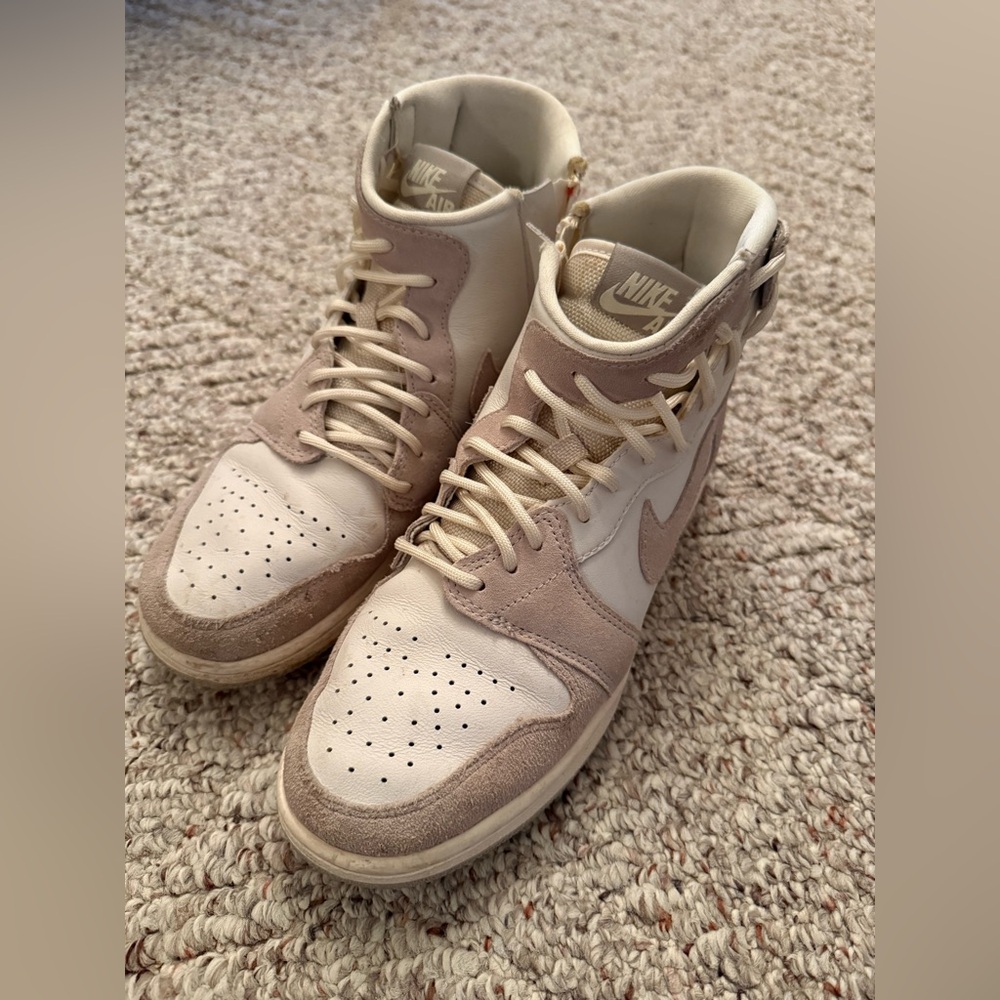 Women's Air Jordan 1 Rebel XX Moon Particle and Sail colorway